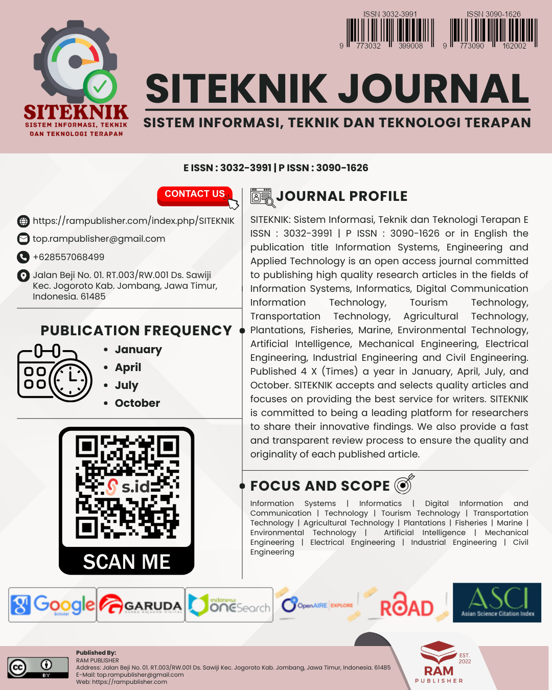 SITEKNIK Vol. 3 No. 2 (2026): April