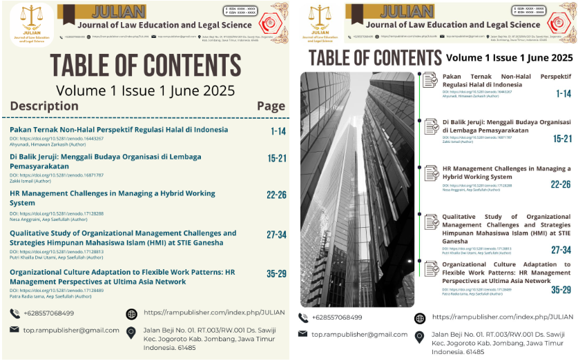 View Vol. 1 No. 1 (2025): June